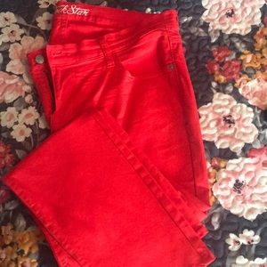 Cute red “Rock Star” Jeans!